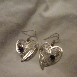 Silver earrings